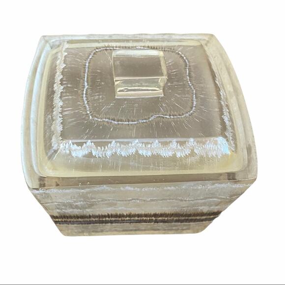 Vintage Hand Painted Vanity Toiletry Covered Jar - Picture 2 of 9